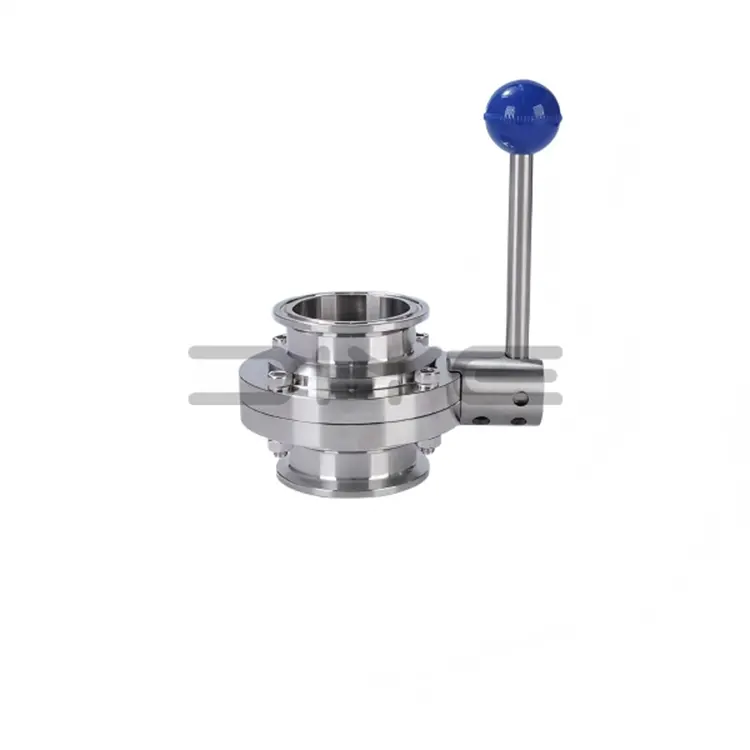 サニタリークランプバタフライバルブ