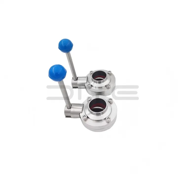 サニタリー溶接バタフライバルブ